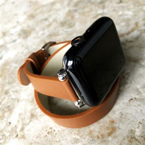 hermes brown leather apple watch band|apple hermes watch band only.